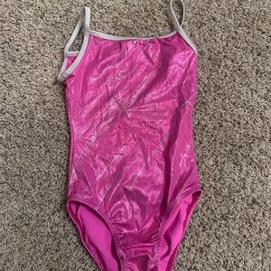 Shimmering Pink Gymnastics Leotard